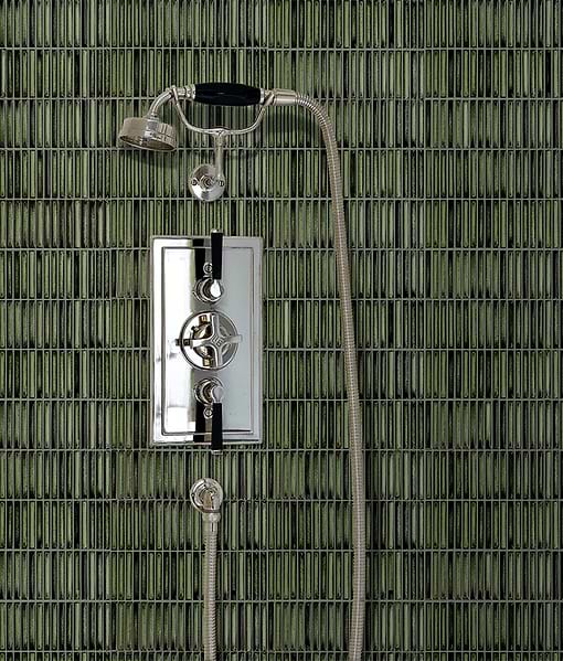 Bamboo Lustre Porcelain Mosaic Forest