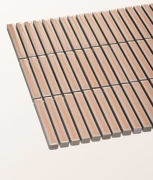 Bamboo Porcelain Mosaic Blush