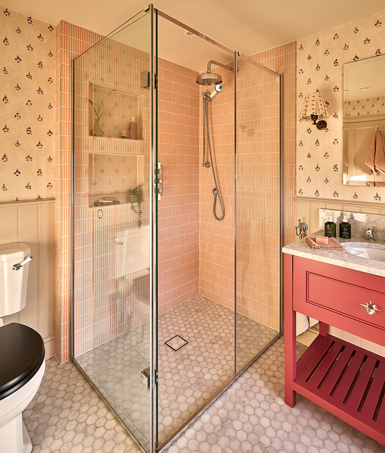 Bamboo Porcelain Mosaic Blush
