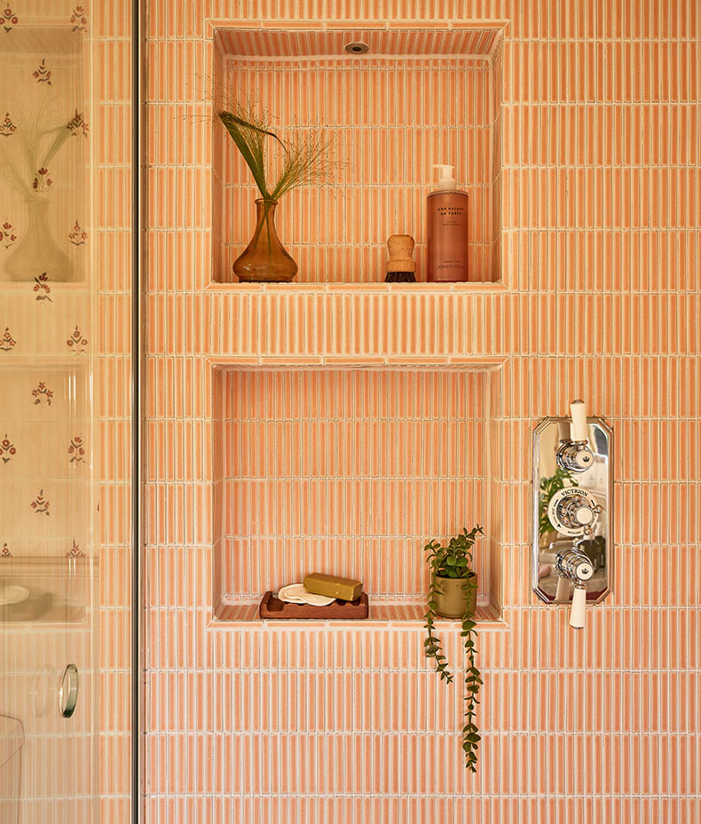 Bamboo Porcelain Mosaic Blush