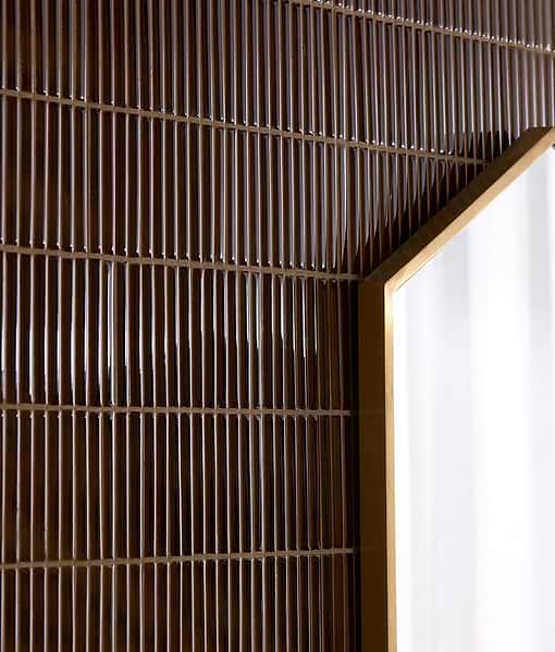 Bamboo Porcelain Mosaic Caramel