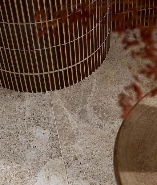 Bamboo Porcelain Mosaic Caramel