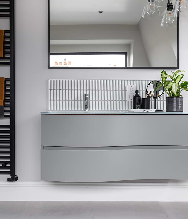 Bamboo Porcelain Mosaic White