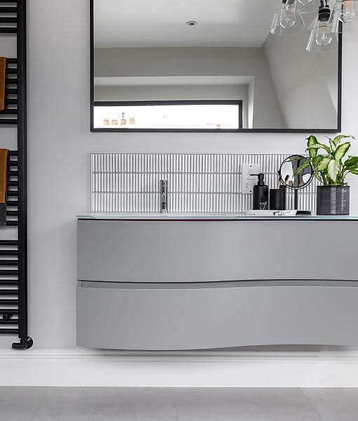 Bamboo Porcelain Mosaic White
