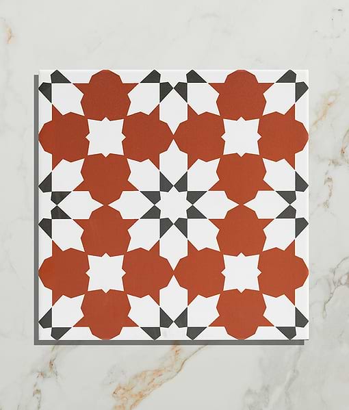Belleville Porcelain Vendome Red