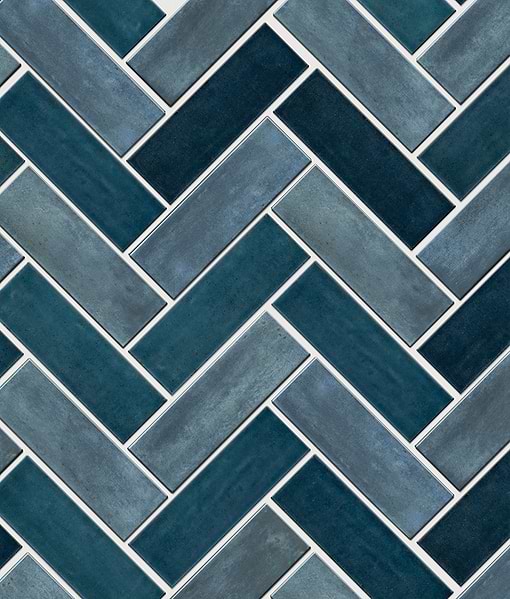 Petite Porcelain Matt Blue