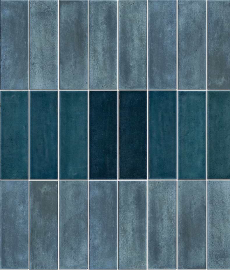 Petite Porcelain Matt Blue