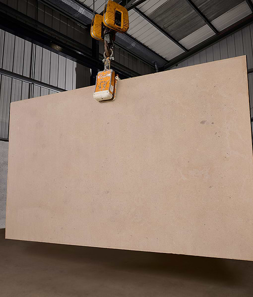 Buscot Limestone Dry Etched Slab