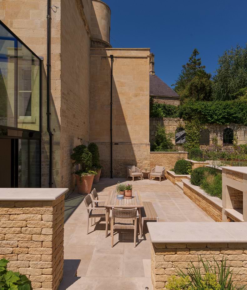 Buscot Limestone Tumbled & Etched Finish