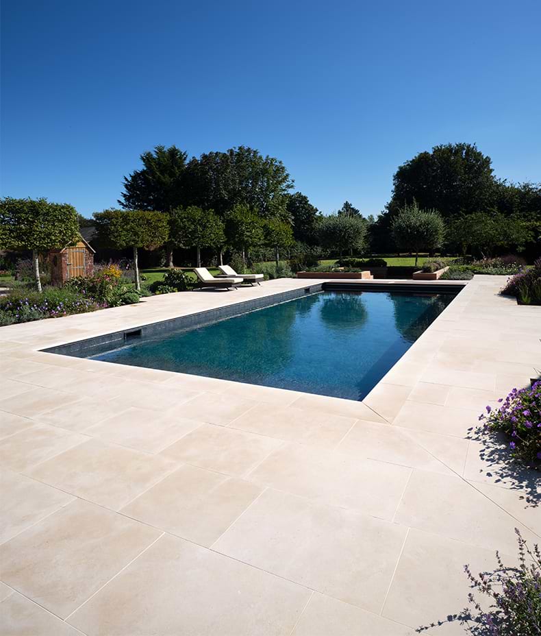 Buscot Limestone Etched Paving