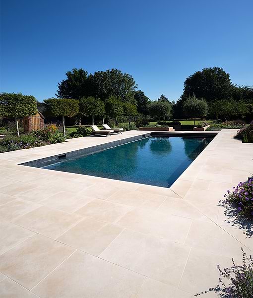 Buscot Limestone Etched Paving