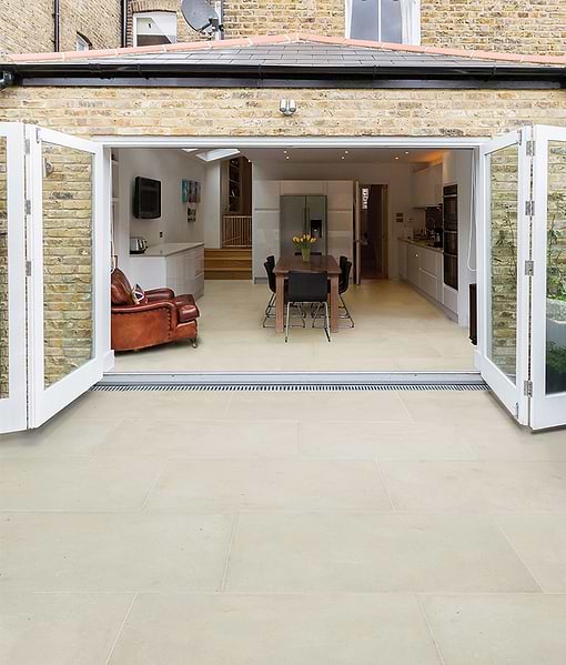 Buscot Limestone Etched Paving
