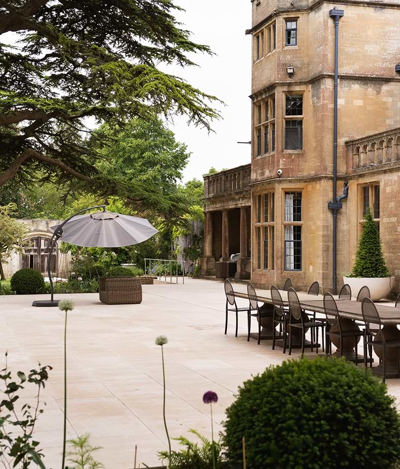Buscot Limestone Paving Tumbled & Etched Finish