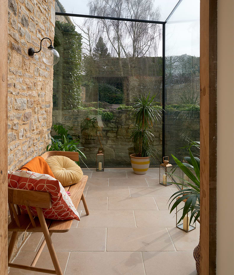 Buscot Limestone Tumbled Finish