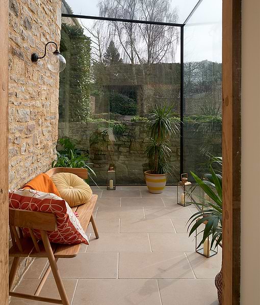 Buscot Limestone Tumbled Finish
