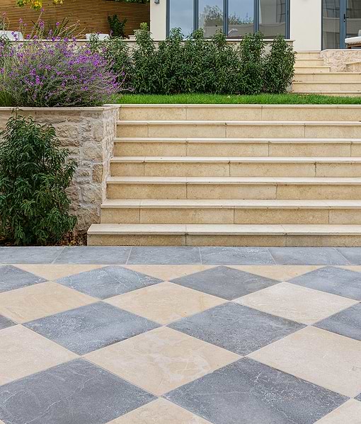 Buscot Limestone Tumbled & Etched Finish