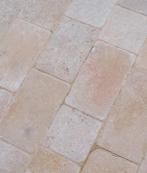 Buscot Limestone Cobbles Tumbled & Etched Finish