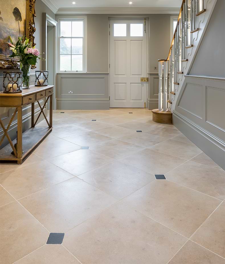 Buscot Limestone Velvet Finish 60 X 60 X 1.5cm