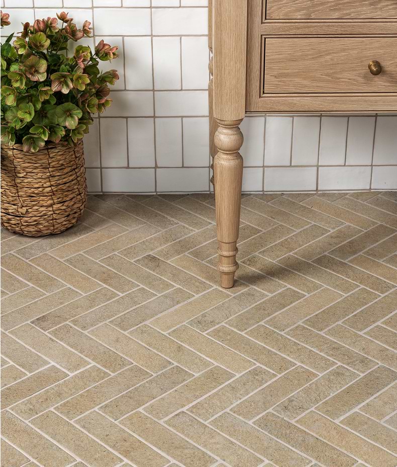 Buscot Porcelain Parquet Textured