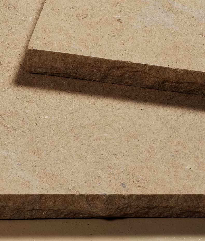 Buscot Limestone Tumbled & Etched Cropped Coping