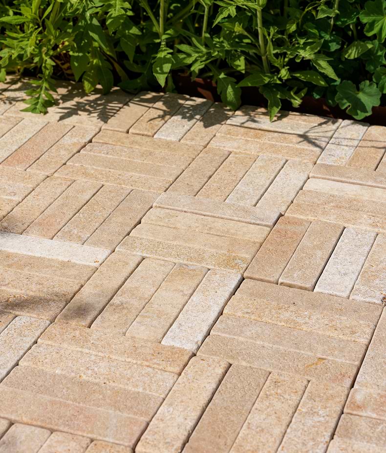 Buscot Limestone Klinkers Tumbled & Etched