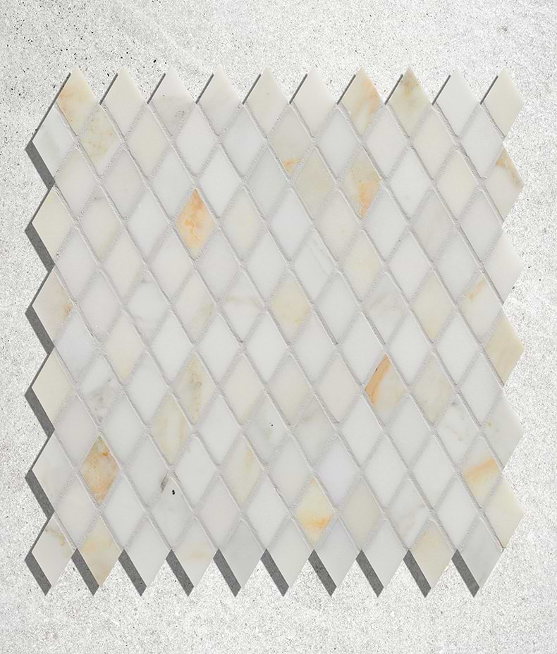 Palazzo Oro Honed Diamond Mosaic