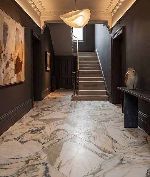 Calacatta Oceana Fantasy Leathered & Aged 61 X 61 X 2.0cm