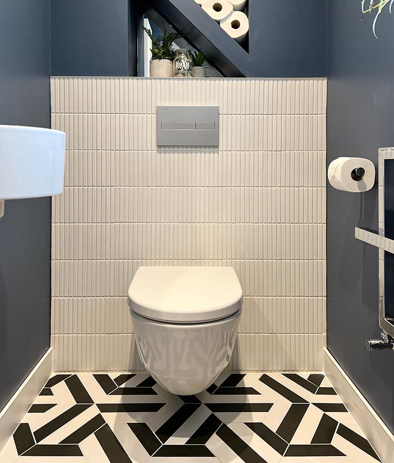 Candy Cane Porcelain Mosaic Peppermint