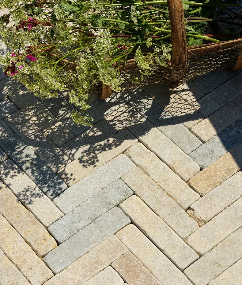 Castilan Limestone Klinkers Tumbled