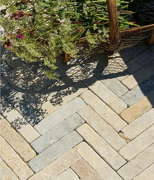 Castilan Limestone Klinkers Tumbled