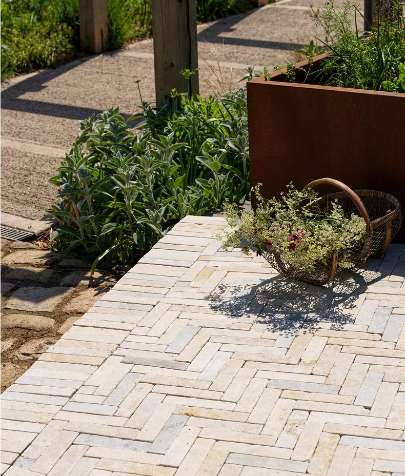 Castilan Limestone Klinkers Tumbled