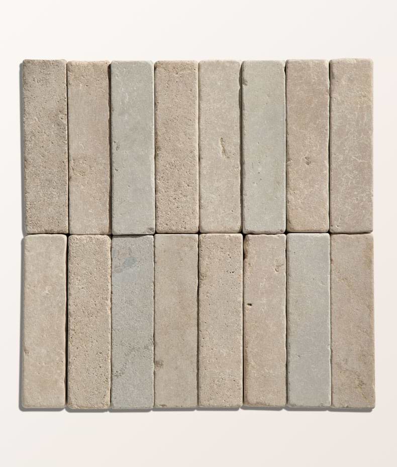 Castilan Limestone Klinkers Tumbled