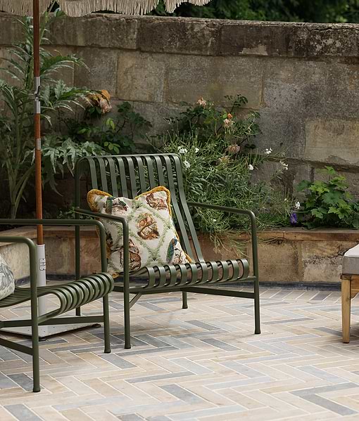 Castilan Limestone Parquet Tumbled
