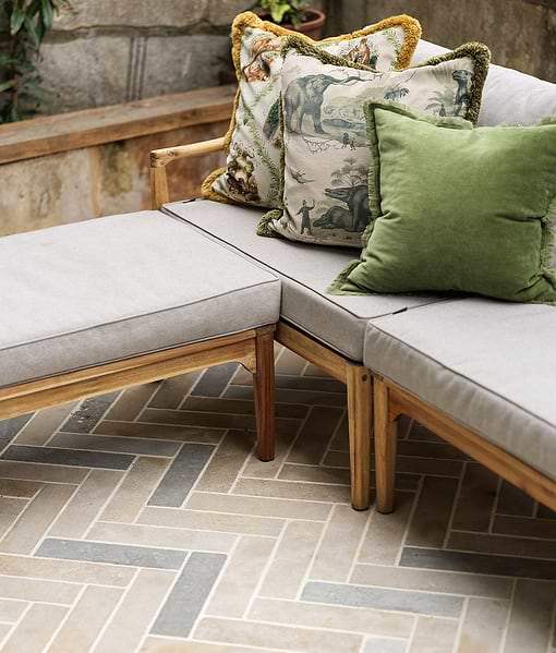 Castilan Limestone Parquet Tumbled