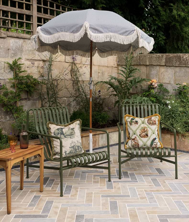 Castilan Limestone Parquet Tumbled