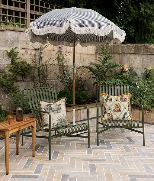 Castilan Limestone Parquet Tumbled