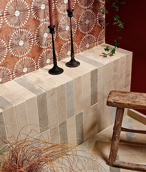 Castilan Limestone Parquet Tumbled