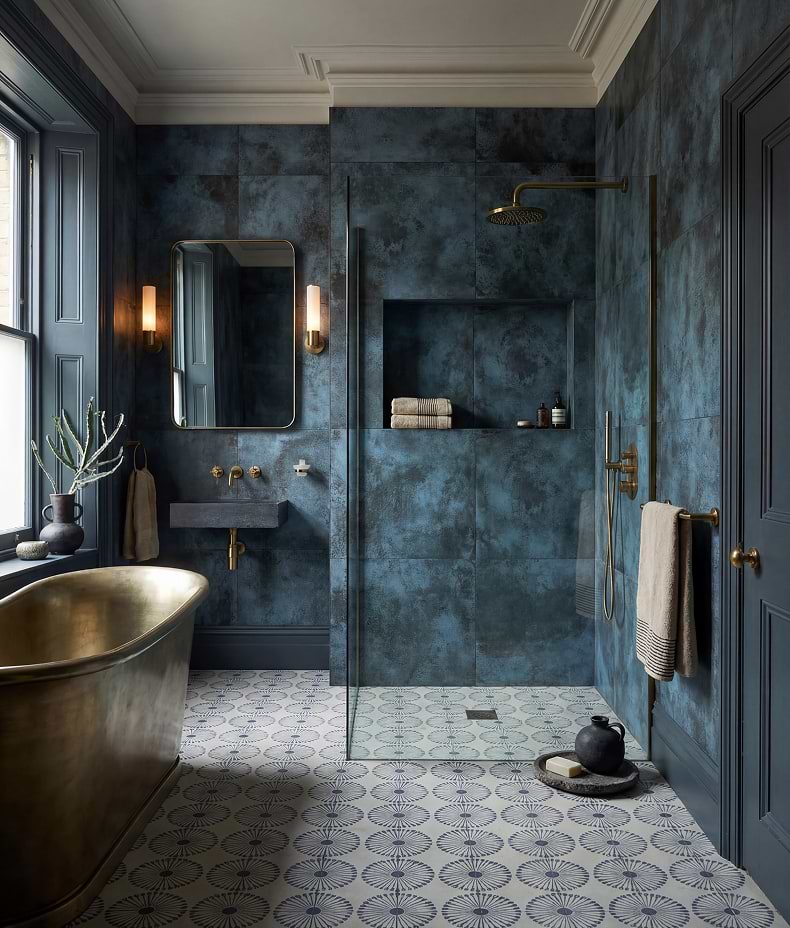 Cuba Porcelain Infantas Blue