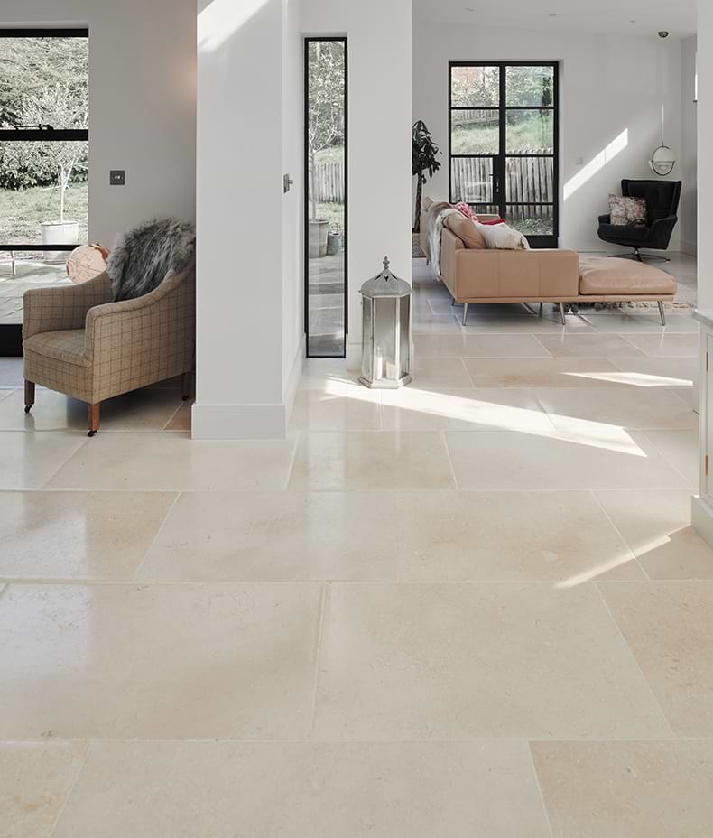 Bergamo Limestone Distressed Finish