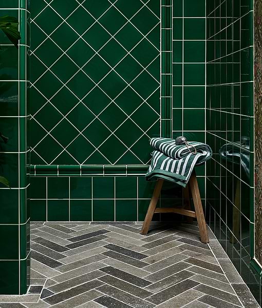 Kimmeridge Limestone Parquet Tumbled & Etched
