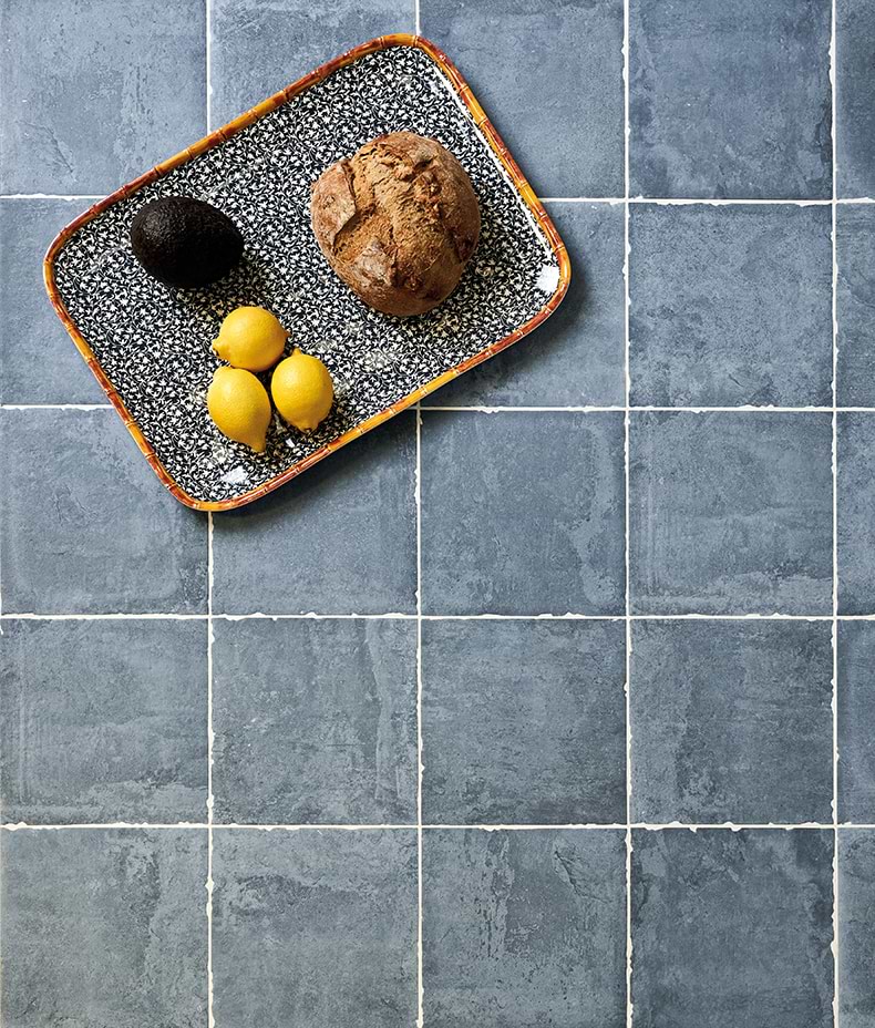 Cuba Porcelain Indigo Field