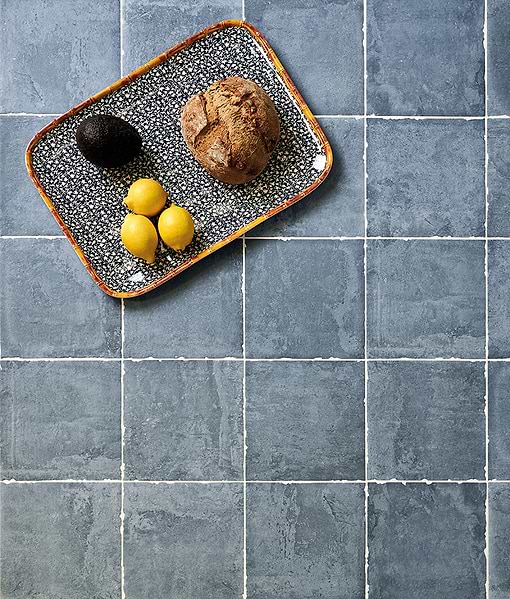Cuba Porcelain Indigo Field