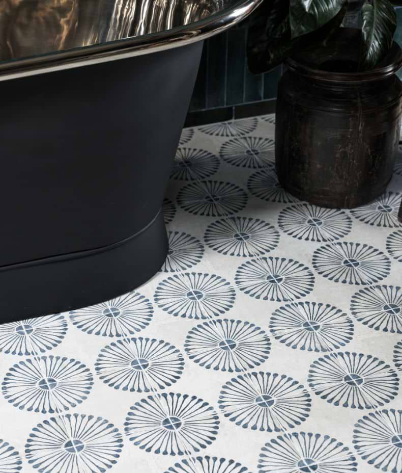 Cuba Porcelain Infantas Blue