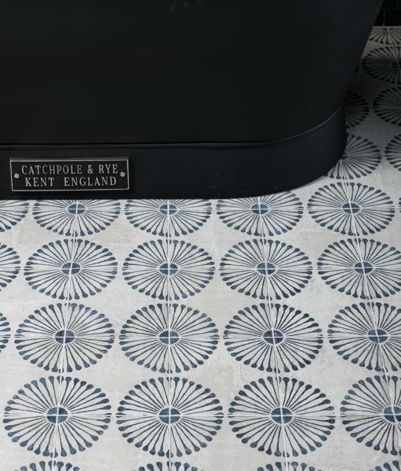 Cuba Porcelain Infantas Blue