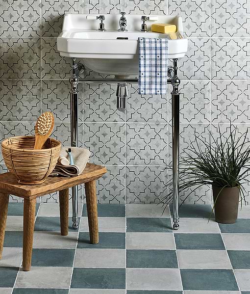 Cuba Porcelain Mint Green Field