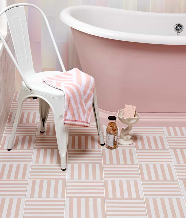 Deck Chair Porcelain Rose