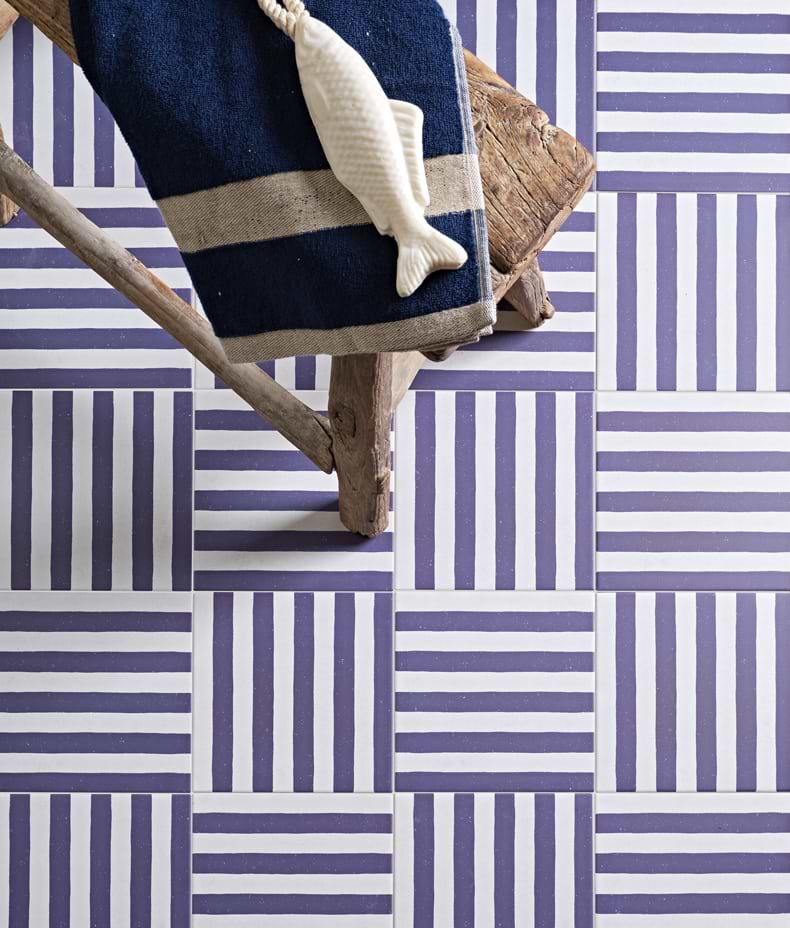 Deck Chair Porcelain Royal Blue