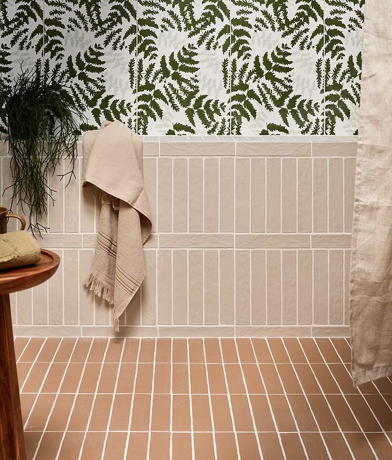 Silk Screen Ceramic Fernery