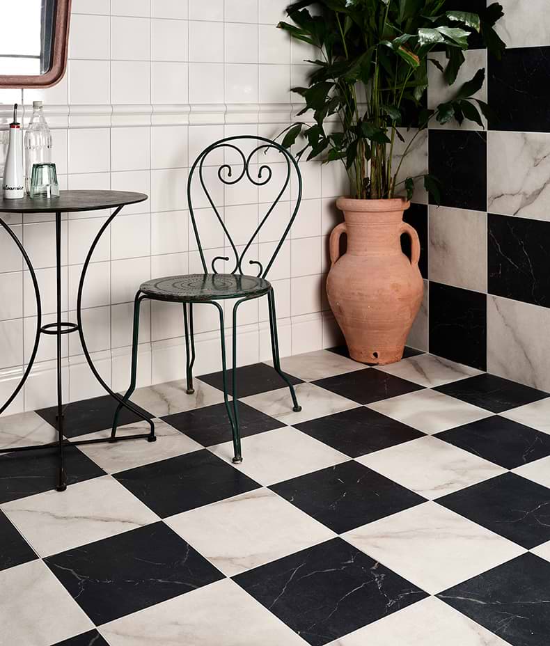 East Village Porcelain Bianco