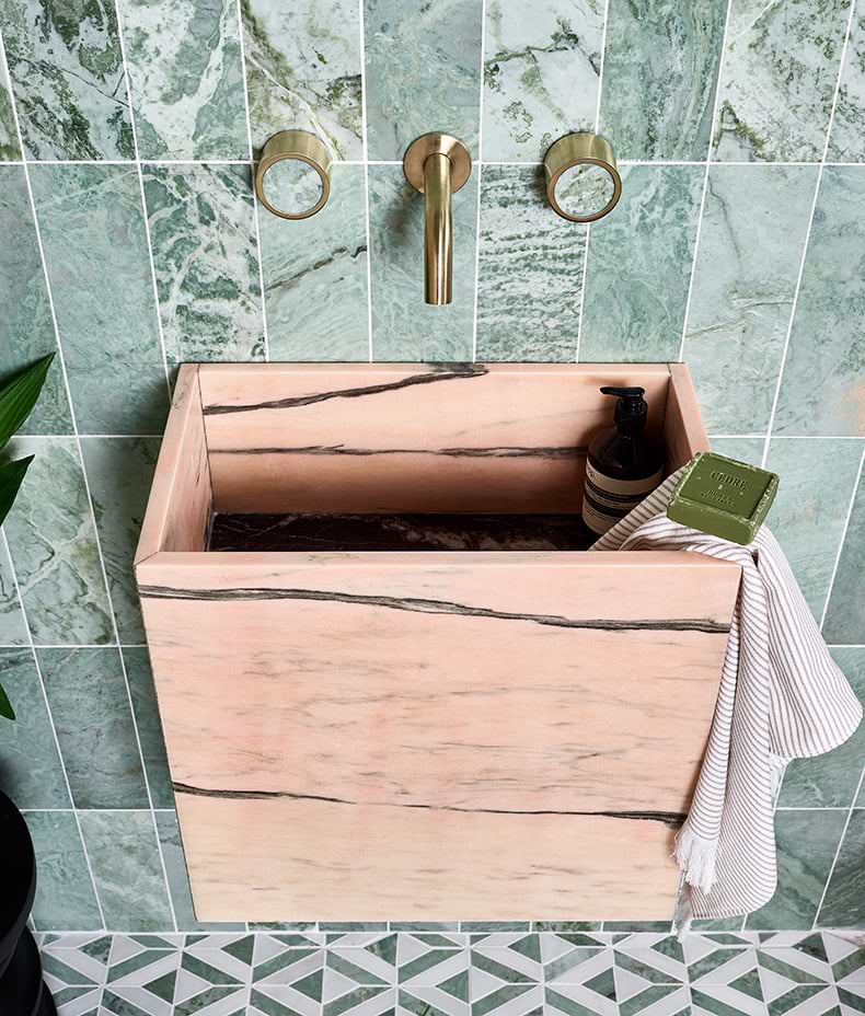 East Java Hummingbird Marble Honed Brick